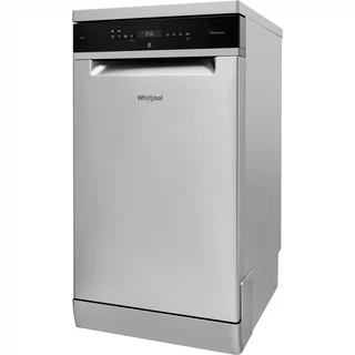 Whirlpool Dishwasher Freestanding WSFO 3T223 PC X UK Freestanding A++ Perspective
