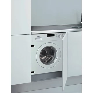 Whirlpool Washing machine Built-in AWO/C 7714 White Front loader A+++ Lifestyle perspective