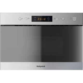 Hotpoint Microwave Built-in MN 314 IX H Stainless Steel Electronic 22 MW+Grill function 750 Frontal