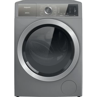 Hotpoint Washing machine Free-standing H8 W046SB UK Silver Front loader A Frontal