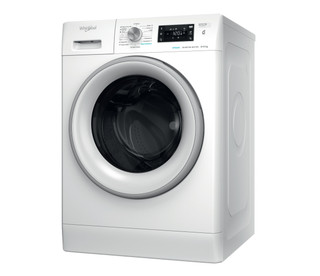 Fritstående Whirlpool-vaskemaskine/tørretumbler: 8,0 kg - FFWDB 864369 SV EE