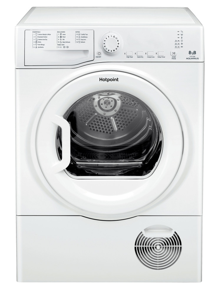 Hotpoint Aquarius TCFS 83B GP.9 Tumble Dryer - White | Hotpoint