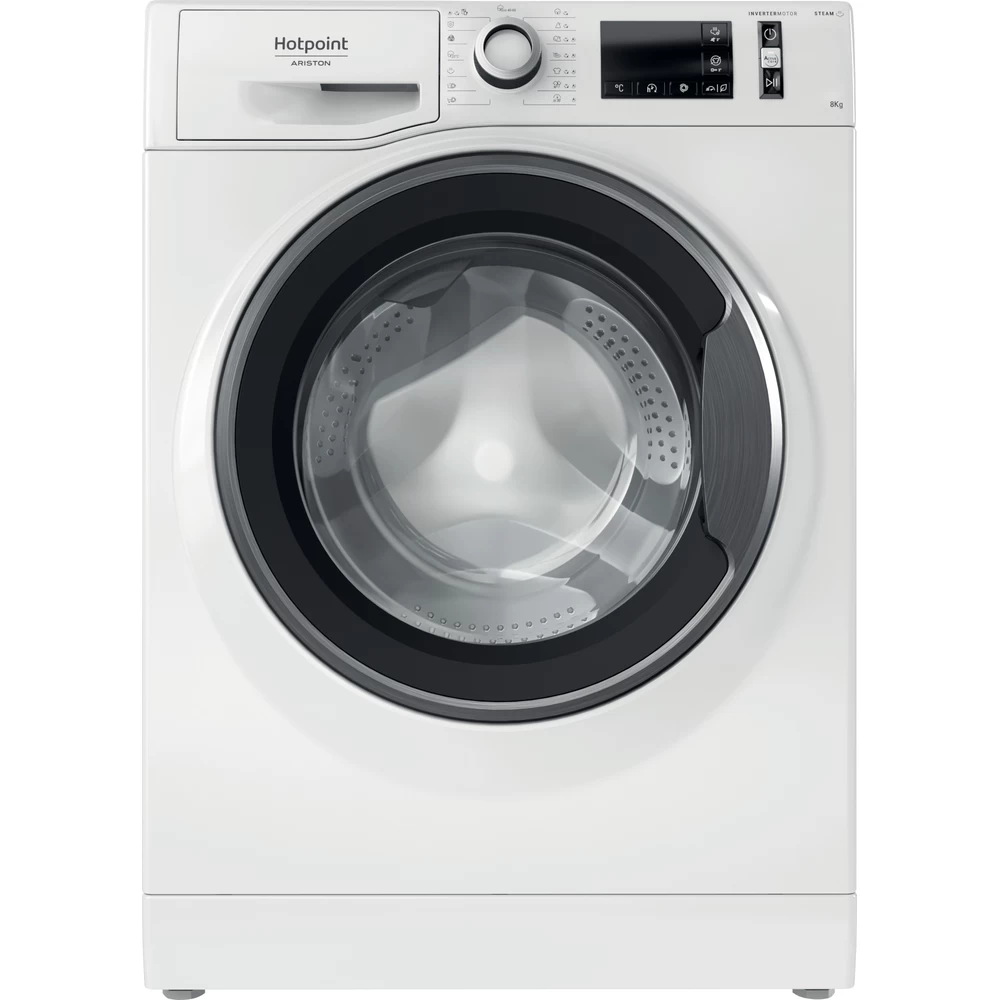 Hotpoint_Ariston Máquina de lavar roupa Livre Instalação NM11 845 WS A EU N Branco Carga Frontal B Frontal