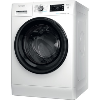 Whirlpool Skalbimo mašina Laisvai pastatomas FFB 10469 BV EE Balta Pakraunama iš priekio A Perspective