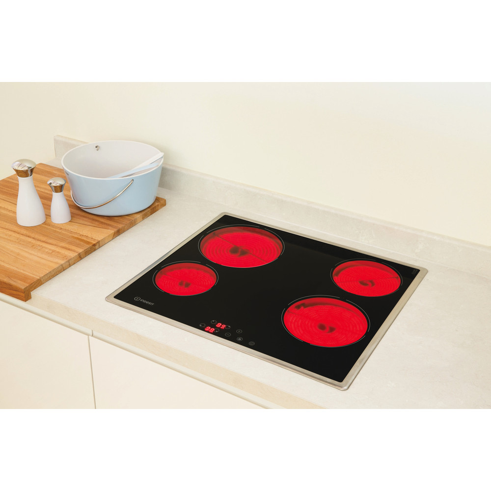 Indesit VRB 640 X Electric Hob in Black VRB 640 X