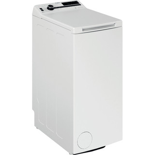 Whirlpool Skalbimo mašina Laisvai pastatomas TDLRB 65241BS EU/N Balta Pakraunama iš viršaus C Perspective