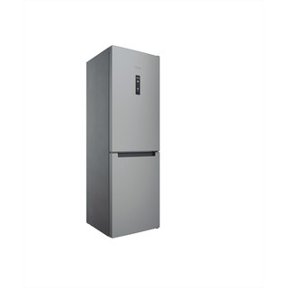 Indesit Kühl-/Gefrierkombination Freistehend INFC8 TO32X Inox 2 Türen Perspective