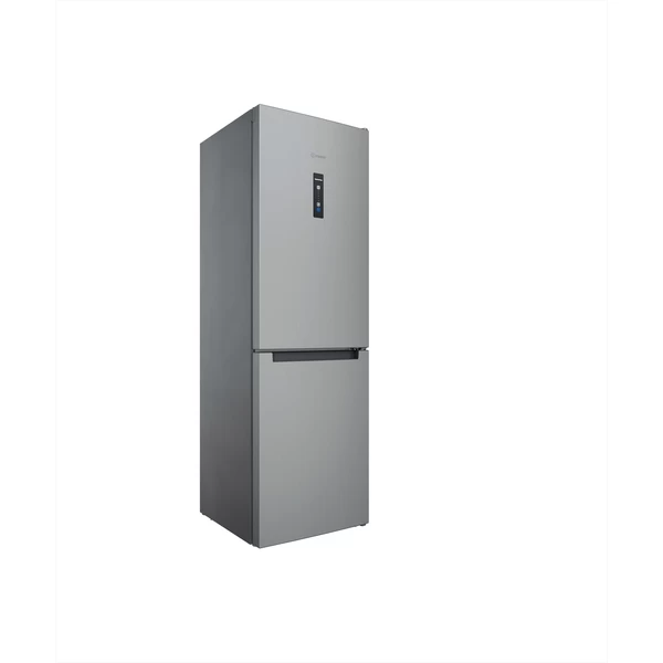Indesit Kombinovaná chladnička s mrazničkou Volně stojící INFC8 TO32X Nerez 2 doors Perspective