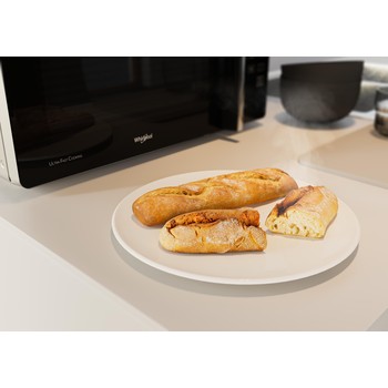 Whirlpool Microonde A libera installazione MCP 349 SL Argento Elettronico 25 Microonde combinato 800 Perspective