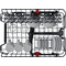 Whirlpool Astianpesukone Kalusteisiin sijoitettava WSIC 3M17 Full-integrated F Frontal