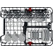 Whirlpool Trauku mazgājamā mašīna Iebūvējams WSIC 3M17 Full-integrated F Frontal