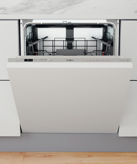 Whirlpool ugradna mašina za pranje sudova: srebrna boja, standardne veličine - WCIC 3C33 P