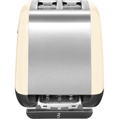 Kitchenaid Toaster Free-standing 5KMT221BAC Almond Cream Perspective open