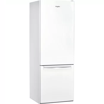 Whirlpool Combiné réfrigérateur congélateur Pose-libre W5 611E W Blanc 2 portes Perspective