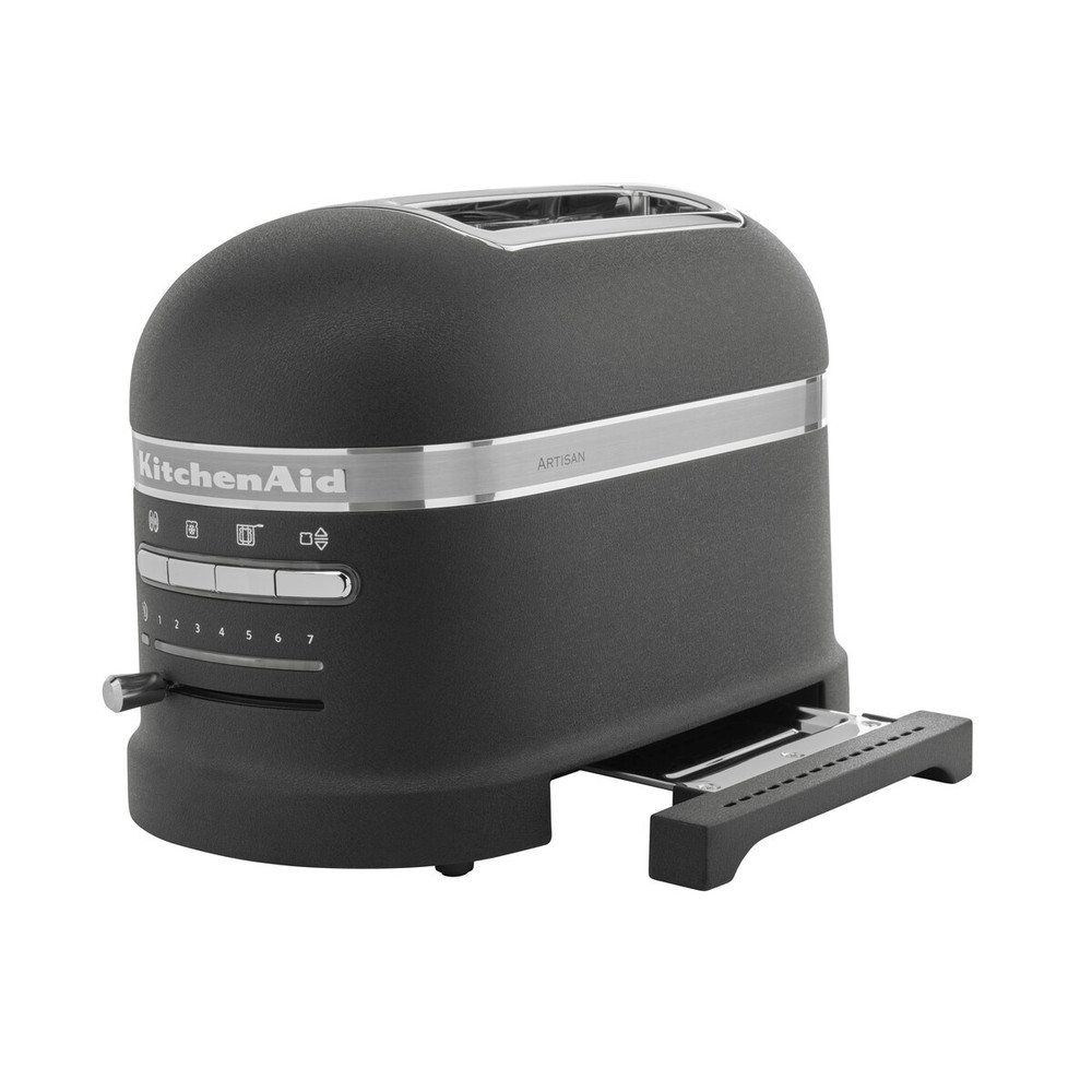 Kitchenaid Toaster Free-standing 5KMT2204BGR Imperial grey Perspective open