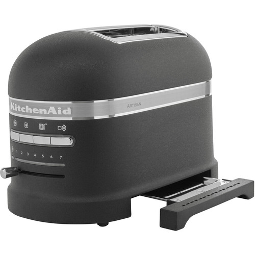 Kitchenaid Toaster Free-standing 5KMT2204BBK Cast iron black Perspective open