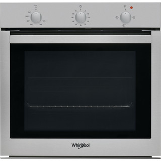 Whirlpool built in gas oven: inox color - OSA NG3F IX