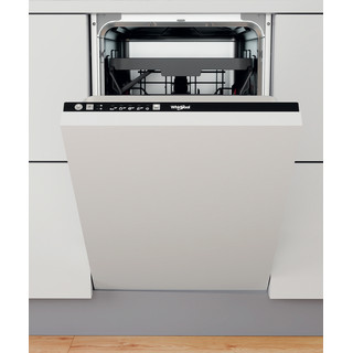 Whirlpool integrert oppvaskmaskin: farge svart, 45 cm - WSIE 2B19 C