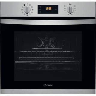 Built in electric oven: inox colour, self cleaning - IFW 3841 P IX UK