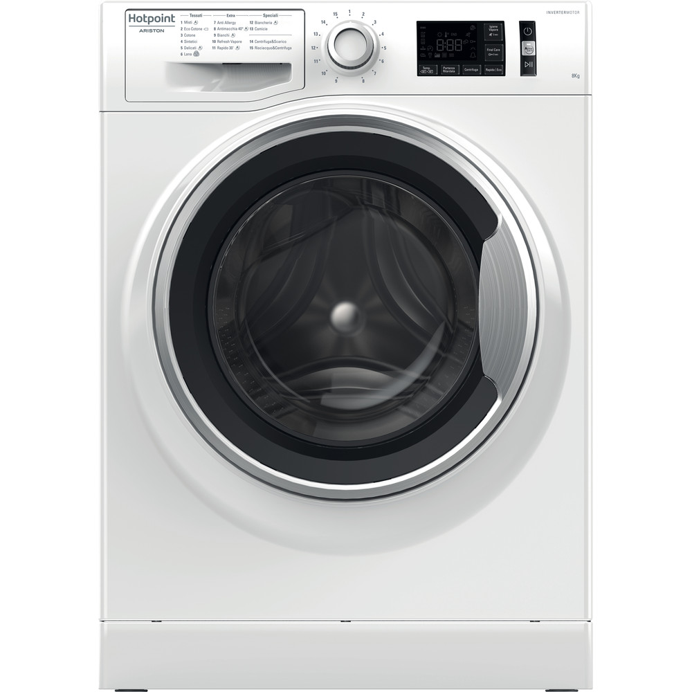Lavatrice A Libera Installazione A Carica Frontale Hotpoint 8 Kg