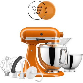 KitchenAid  Artisan Küchenmaschine Kippbarer Motorkopf 4,8l -   Mit Extra Zubehör 5ksm175ps   - Honey HY