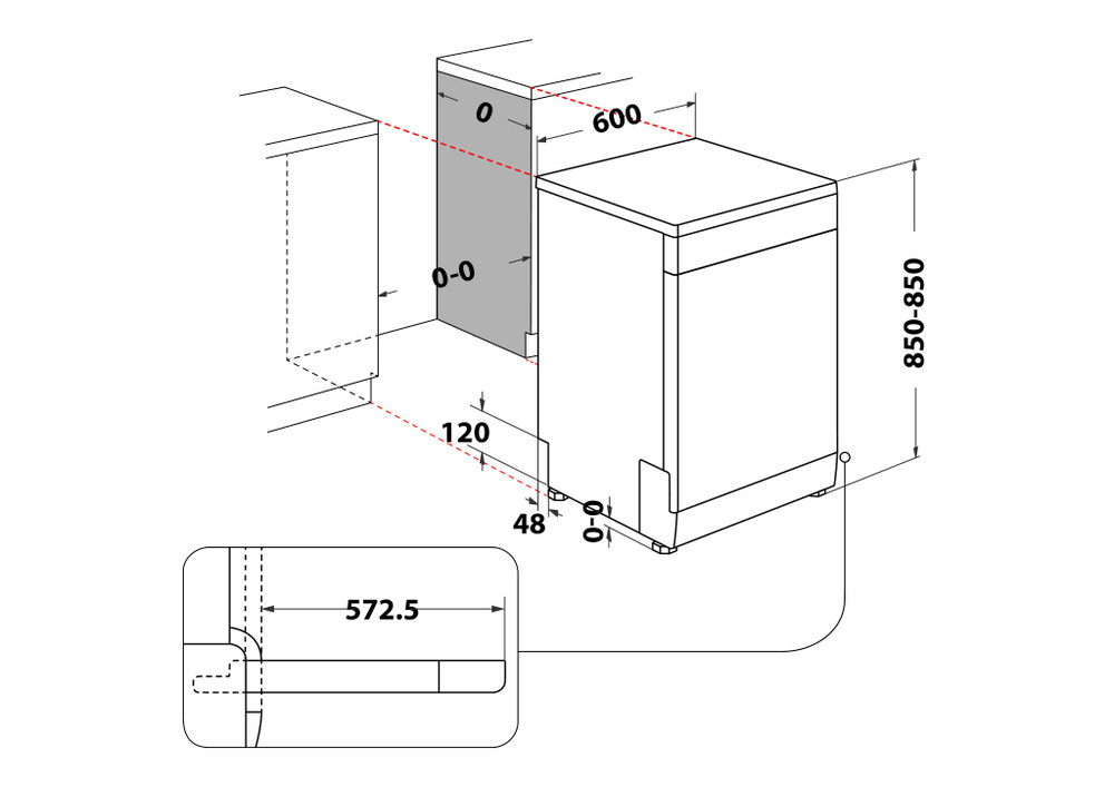 Whirlpool sales dishwasher specs