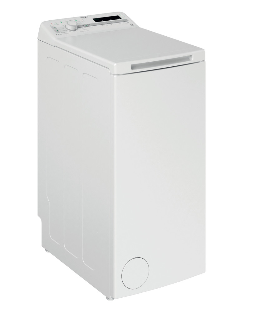 Whirlpool Washing machine Samostojeći TDLR 55020S EU/N Bela Gorenje punjenje E Perspective