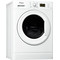 Whirlpool Washer dryer مفرد WWDE 7512 أبيض محمل أمامي Perspective