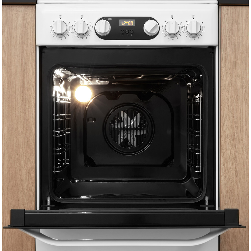 Cucina elettrica a libera installazione Hotpoint: 50 cm ...