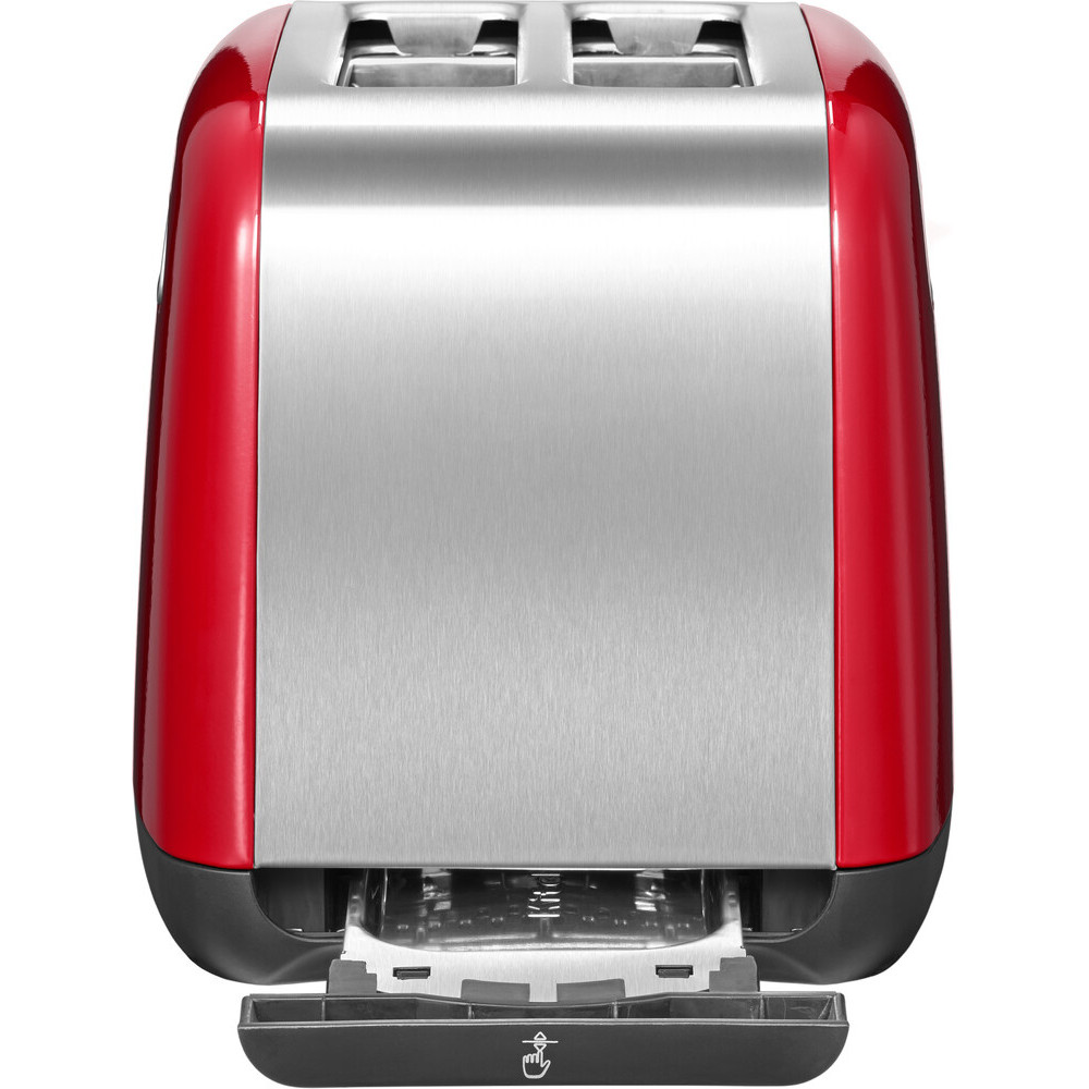 Kitchenaid Toaster Standgerät 5KMT221EER Empire rot Perspective open