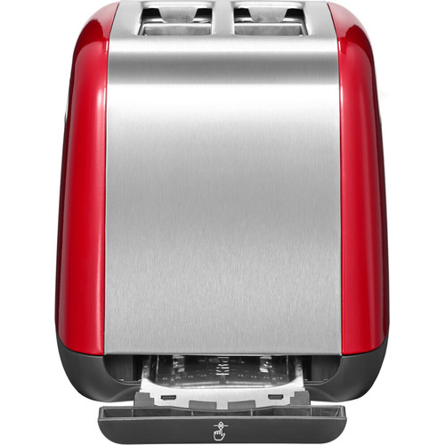 Kitchenaid Toaster Free-standing 5KMT221EER Keizerrood Perspective open