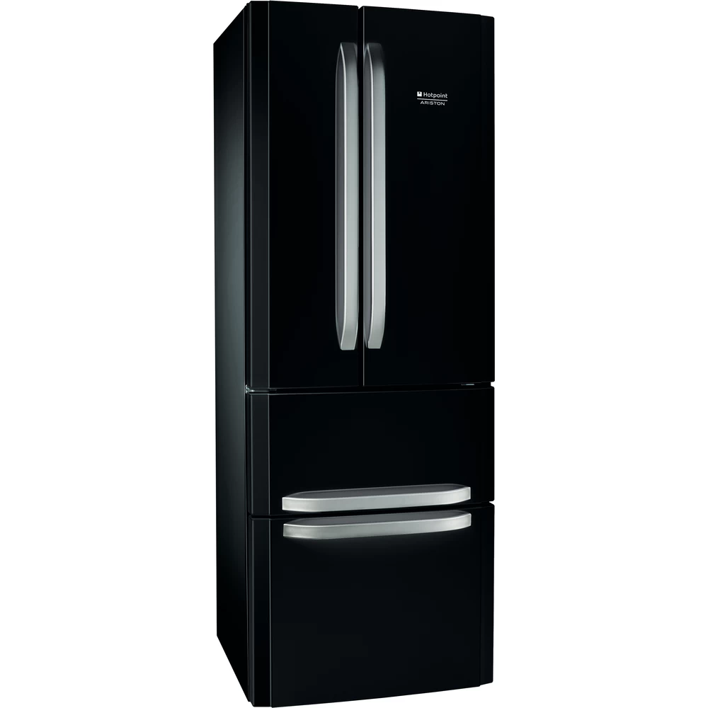 Hotpoint_Ariston Combinație frigider-congelator Neincorporabil E4D B C1 Negru 4 doors Perspective