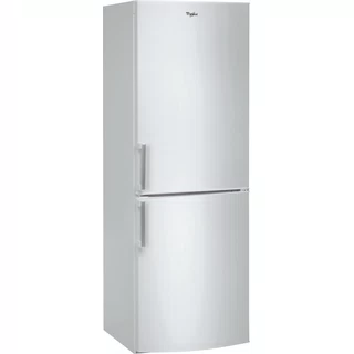 Whirlpool Combiné réfrigérateur congélateur Pose-libre WBE3114 W Blanc 2 portes Perspective