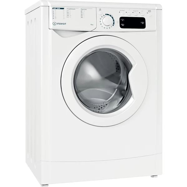 Indesit Waschmaschine Freistehend EWE 61251E W EU N Weiß Frontlader F Perspective