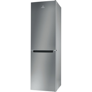 Indesit Combinación de frigorífico / congelador Libre instalación LR9 S2Q F X B Óptica Inox 2 doors Perspective