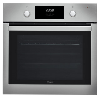 Whirlpool built in electric oven: inox color, self cleaning - AKP 745 IX