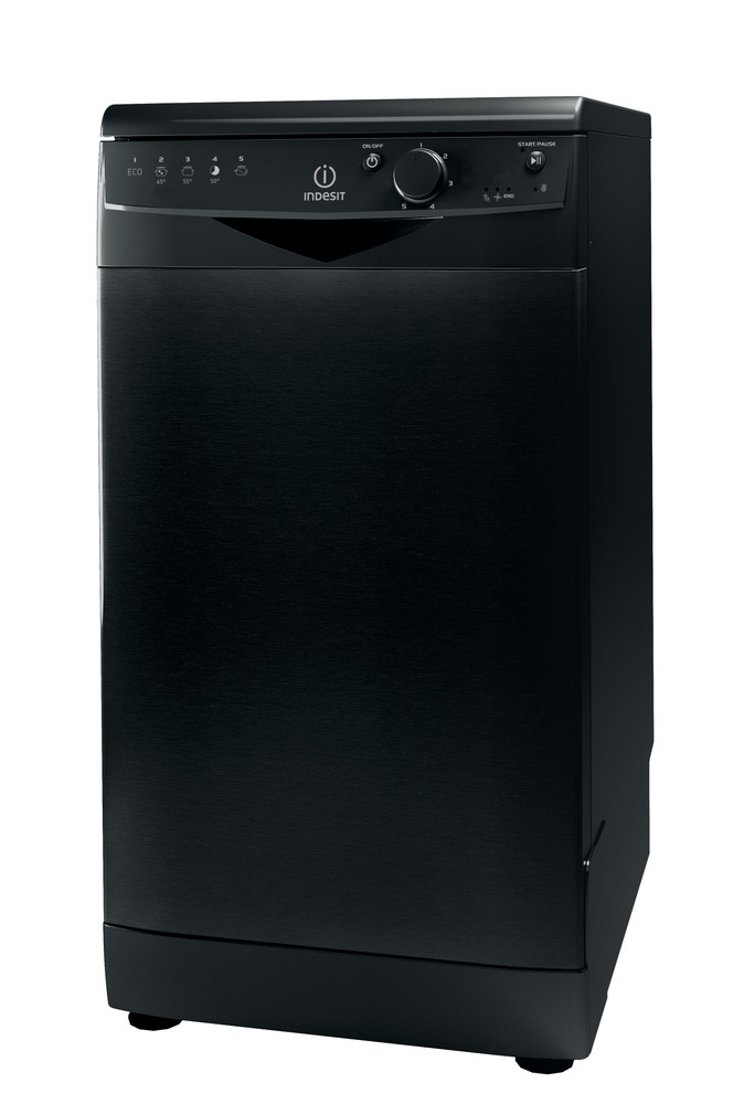 Indesit slimline sales dishwasher black