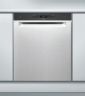 Whirlpool-opvaskemaskine: inox-farve, fuld størrelse - WUO 3T141 P X