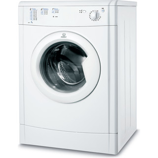 Indesit Dryer IDV 75 (KW) White Perspective