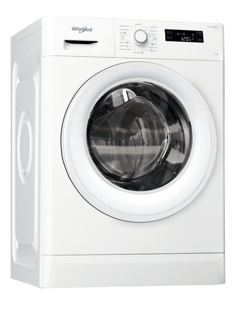 Whirlpool Washing machine Free-standing FWFP710521WH GCC White Front loader A++ Perspective