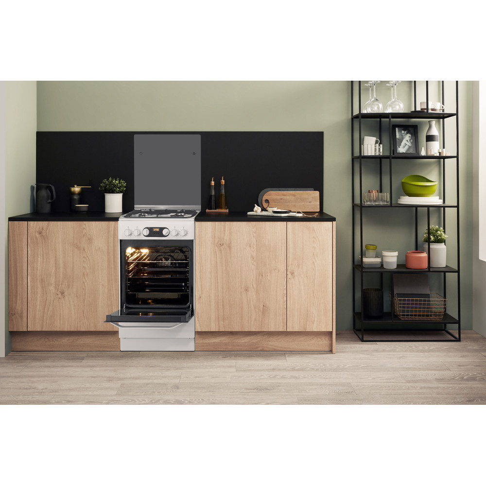 Cucina elettrica a libera installazione Hotpoint: 50 cm ...