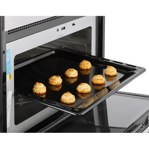 Indesit Four à micro-ondes Encastrable MWI 3445 IX Stainless Steel Électronique 40 Micro-ondes combiné 900 Perspective open