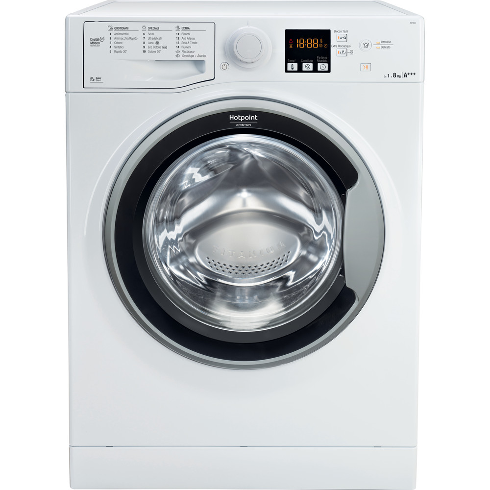 Lavatrice A Libera Installazione A Carica Frontale Hotpoint 8 Kg