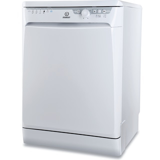 Indesit umývačka riadu: široká, biela farba