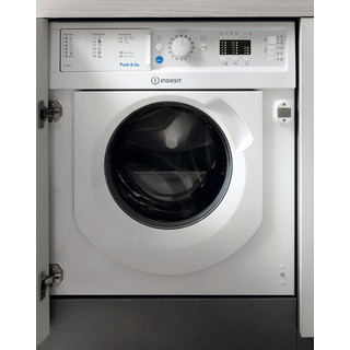 Indesit Washer dryer Built-in BI WDIL 75125 MEA White Front loader Frontal