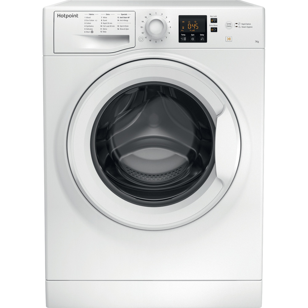 Can You Wash A Double Duvet In A 7kg Washing Machine Freestanding Washing Machine Hotpoint Nswr 743u Wk Uk Hotpoint