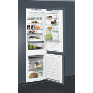 Whirlpool Fridge/freezer combination Built-in ART 8910/A+ SF Inox 2 doors Lifestyle perspective open