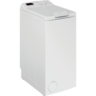 Indesit Waschmaschine Freistehend BTW D61253 N (EU) Weiß Toplader D Perspective