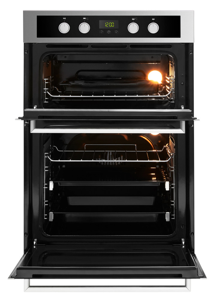 Whirlpool black deals double oven