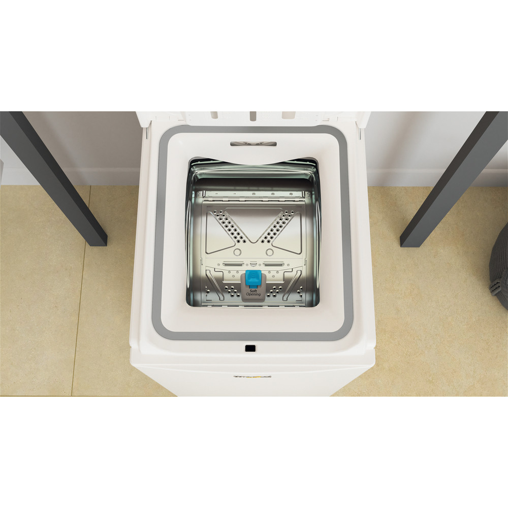 Whirlpool Romania Bine Ai Venit La Furnizorul Tau De Produse Electrocasnice Masina De Spalat Rufe Independenta Cu Incarcare Verticala Whirlpool 6kg Tdlr 60112